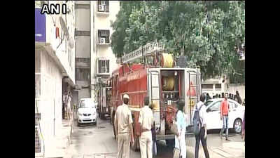Fire breaks out in Shastri Bhawan, none injured