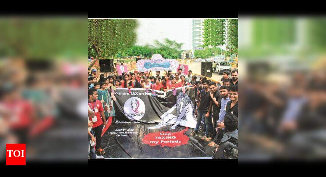 Remove GST on sanitary napkins Chennai News Times of India