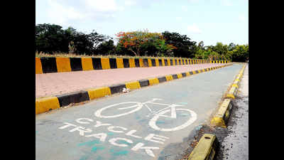 Bicycle track opened at Green Park