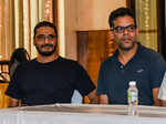 Abhishek Chaubey and Vikramaditya Motwane during the press meet