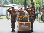Lt Gen JS Sandhu paying tributes to Tanzin Chhultim