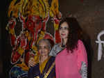 Kirti Adarkar with her mother at Bhikari screening