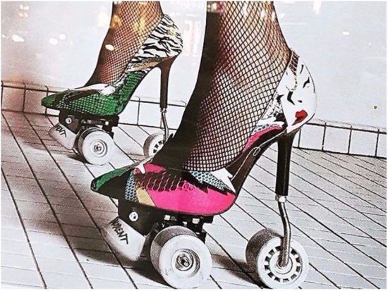 Saint Laurent's roller-skates stilettos have left the world confused!