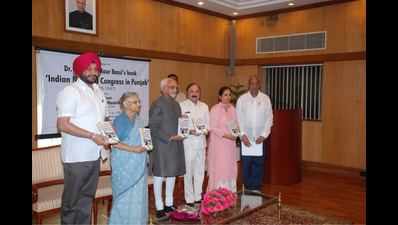 Vice president releases book written by Dr Sukhchain Bassi