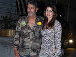 Chunky Pandey and Bhavna Pandey at Arbaaz Khan’s birthday party