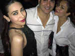 Arbaaz Khan with Karisma Kapoor and Amrita Arora Khan