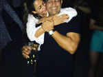 Amrita Arora Ladak with Shakeel Ladak