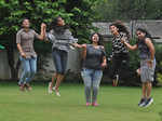 Students having fun as they celebrate Friendship Day