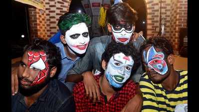 Face painting competition held in Alappuzha