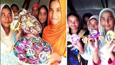 Haryana village women send 1,001 rakhis to US President Donald Trump, PM Modi