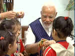 Narendra Modi celebrates Raksha Bandhan