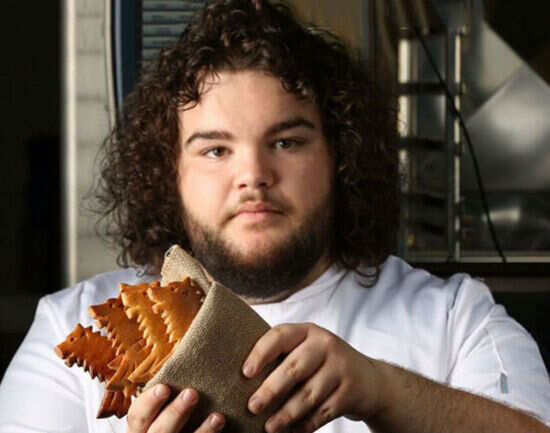 Hot Pie from Game of Thrones opens a bakery and names it You Know Nothing Jon Dough