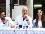 Sattwik Mohant,​ Anupam Kher and Soundarya Sharma