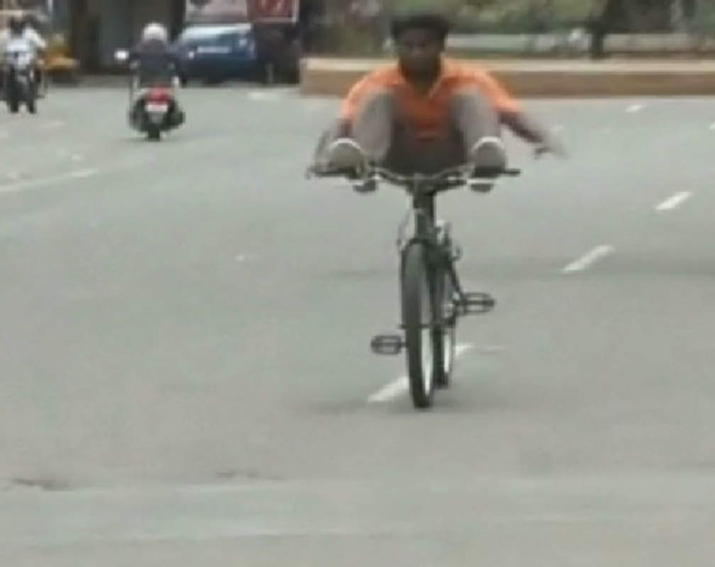 
Coimbatore boy gears up to break world record for longest wheelie on bicycle
