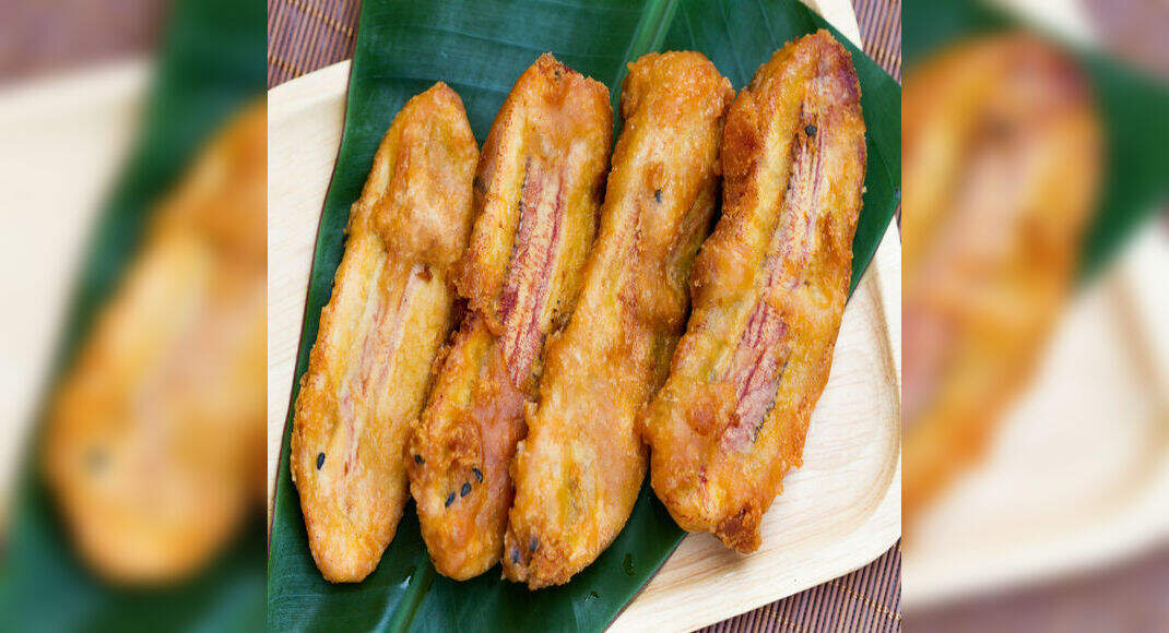 Unripe Banana Fritters Recipe: How to Make Unripe Banana Fritters Recipe | Homemade Unripe Banana Fr