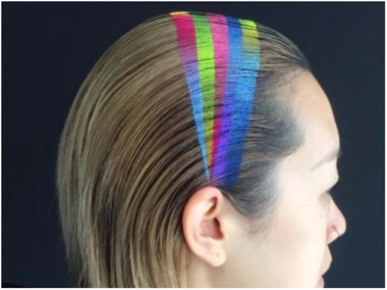 Spray on rainbow headbands are the latest Instagram trend!