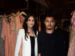 Designer Bhumika Grover with a guest