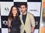 Anya Singh and Aadar Jain at Toilet screening