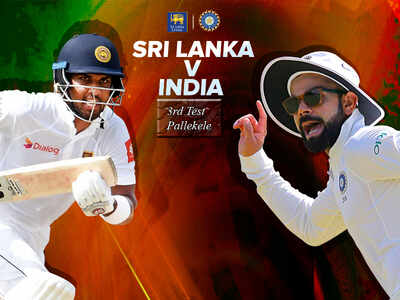 India vs Sri Lanka Live Score: Live Cricket Score of India vs Sri Lanka, 3rd Test, Day 1, Pallekele