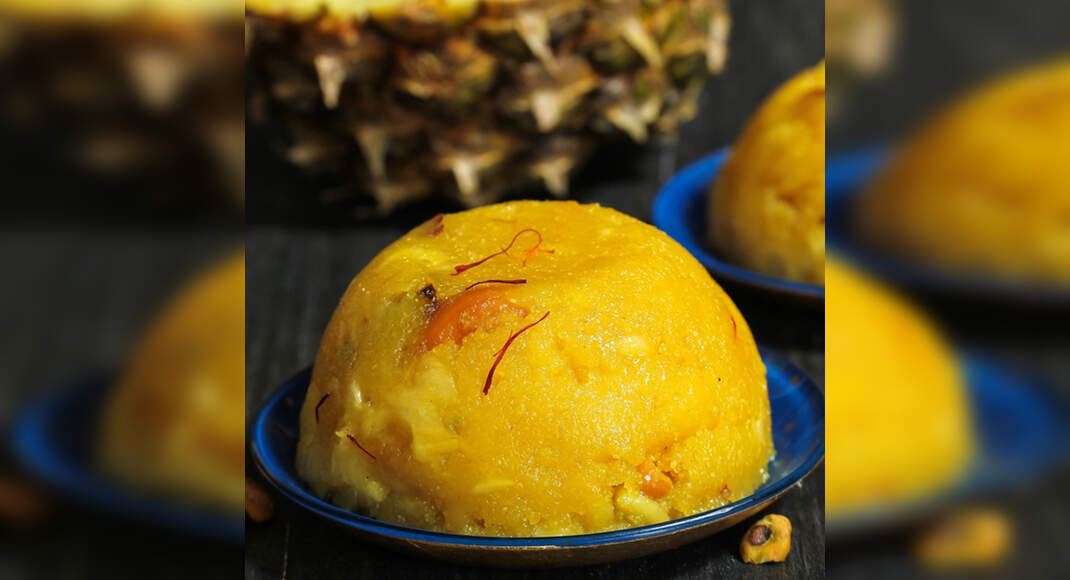 Pineapple Kesari Recipe How to Make Pineapple Kesari Recipe Homemade