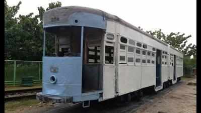 Calcutta tram from the 40s gets a new home at Gurugram museum