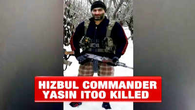 Shopian encounter: Top Hizbul terrorist gunned down