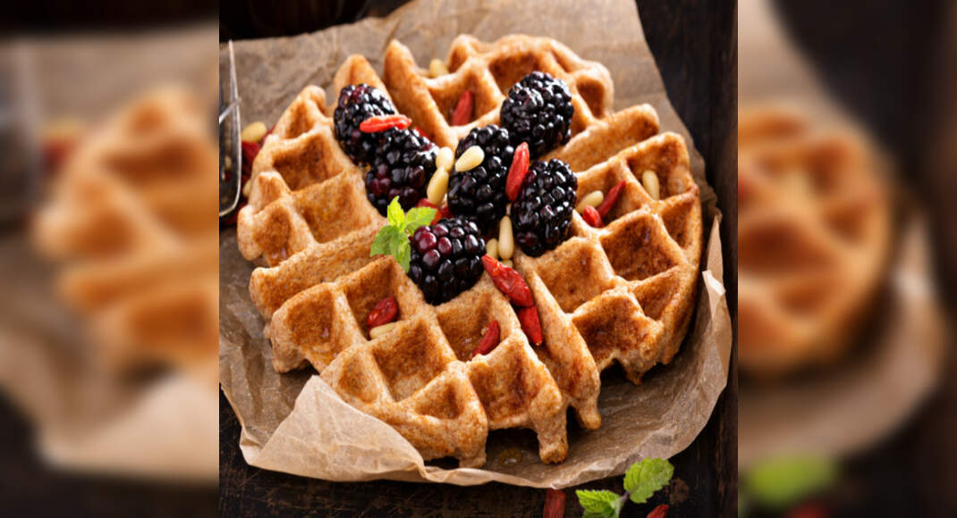 Wheat Waffles Recipe: How to Make Wheat Waffles Recipe | Homemade Wheat Waffles Recipe