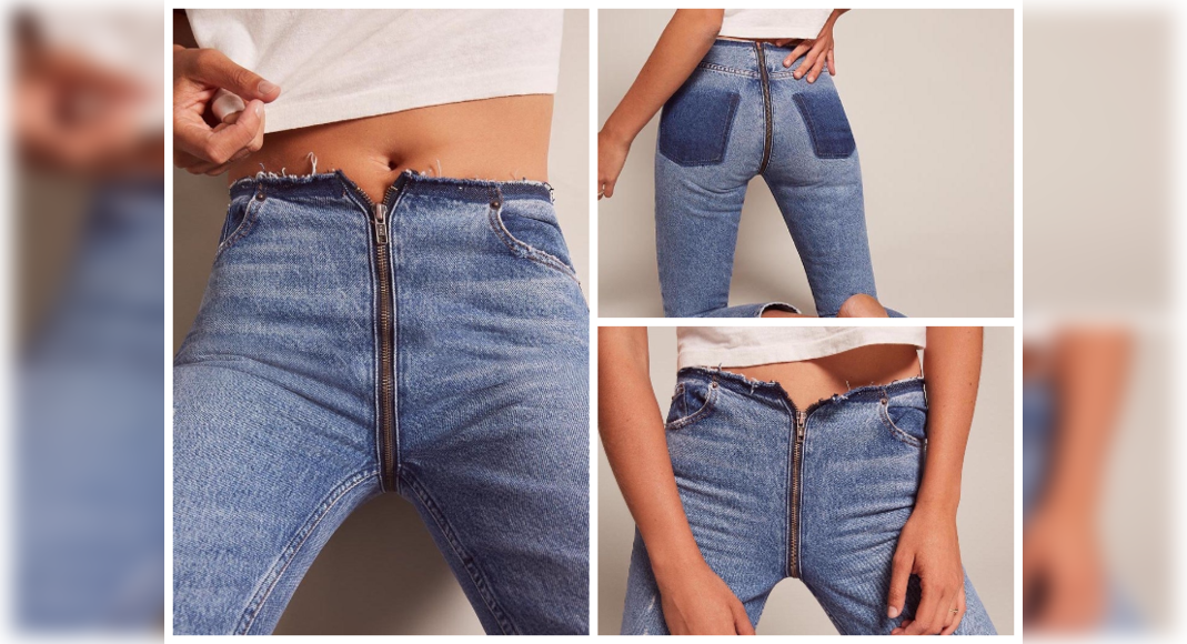 Fronttoback zipper jeans are now happening!