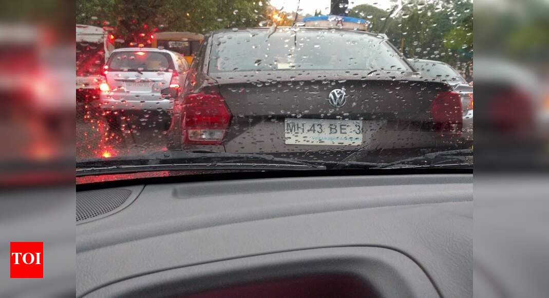 Violation of Number plate rules Times of India