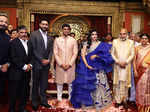Bollywood actor Abhishek Bachchan attended Sahari and Raches Veerendra Dev’s wedding
