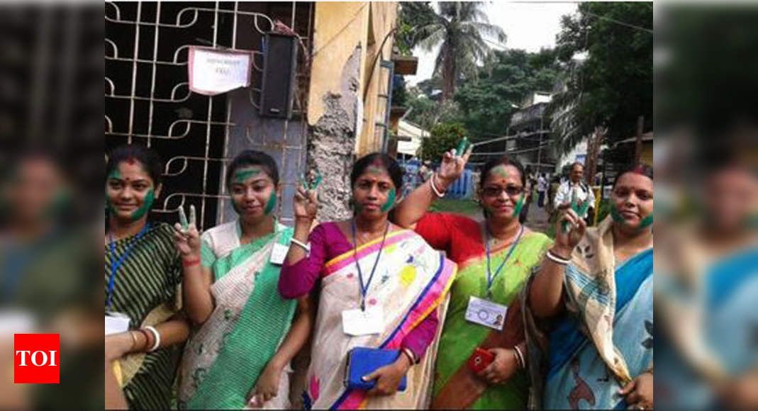 Bengal Civic Polls Tmc Sweeps Bengal Civic Polls Bjp Emerges As Main Challenger Kolkata News 0442