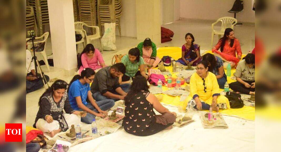 Women gather for eco friendly Ganesha Nagpur News Times of