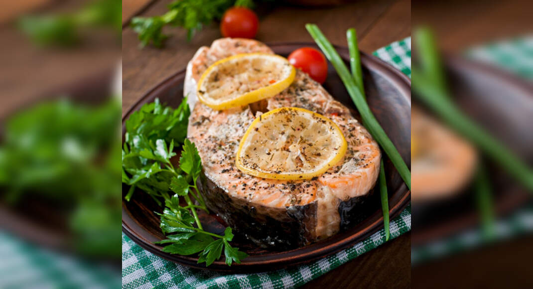 Salmon Steak Recipe: How to Make Salmon Steak Recipe | Homemade Salmon Steak Recipe