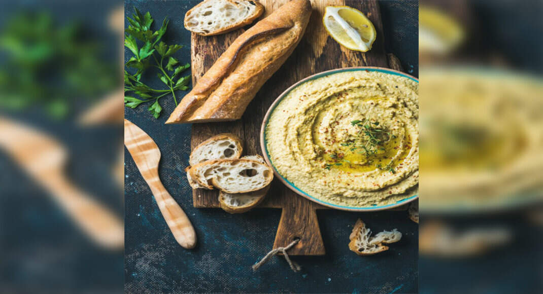 Edamame Hummus Recipe: How to Make Edamame Hummus Recipe | Homemade Edamame Hummus Recipe