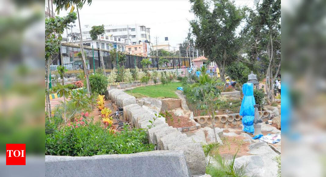 Quarryturnedlandfill is now a Stone themed park Bengaluru News