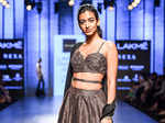 A model walks the ramp for designer Ridhi Mehra