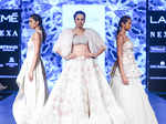 Models sashay down the ramp for designer Shriya Som