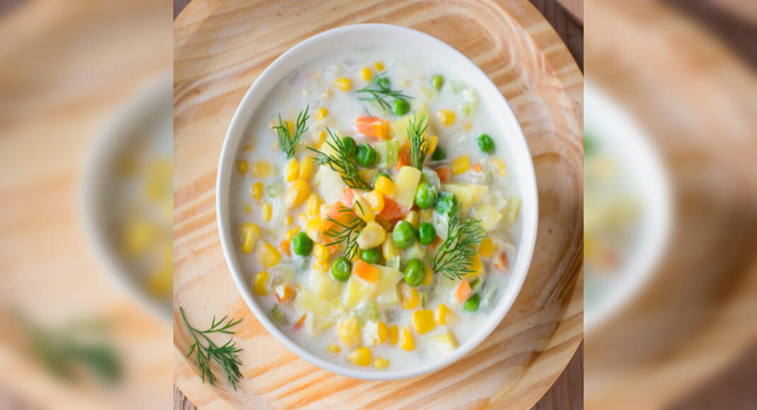 Creamy Corn Soup Recipe: How to Make Creamy Corn Soup Recipe | Homemade