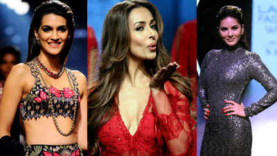 Kriti Sanon, Sunny Leone, Malaika Arora walk the ramp at Lakme Fashion Week