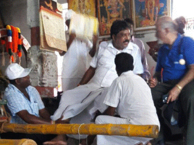 AIADMK MLA asks party members to massage his legs in public