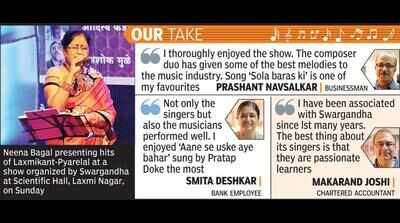 Laxmikant-Pyarelal musical magic cast a spell on audience once again