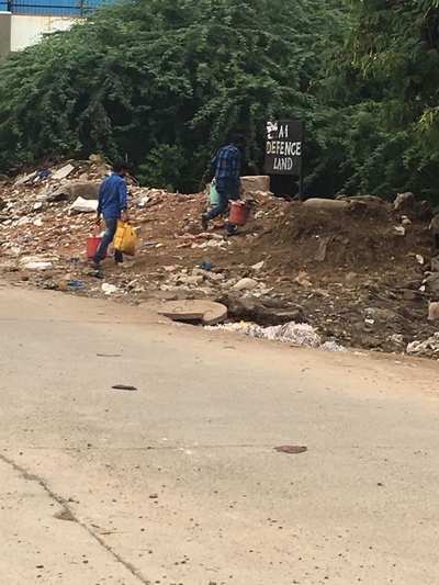 dumping of waste in Drainage
