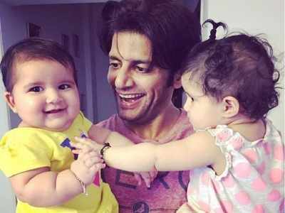 Karanvir Bohra's twin daughters are now in Canada; the actor shares how it is to live without them