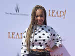 Nia Frazier arrives for the screening of 'Leap!'