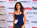 A contestant walks the ramp during the auditions