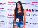 A contestant walks the ramp