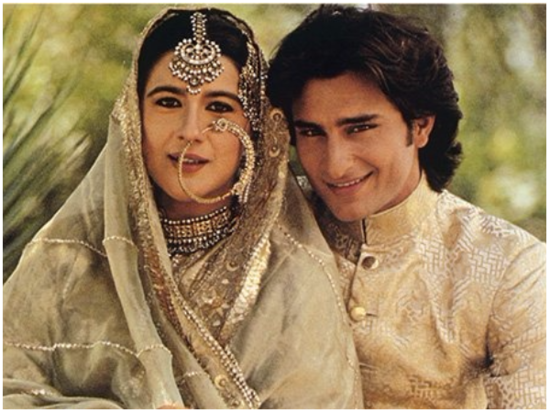 Saif Ali Khan and Amrita Singh's wedding picture becomes a viral meme