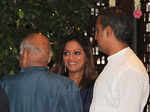 Milind Deora with guests
