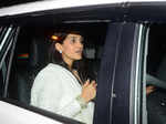 A guest arrives at Neha Dhupia's birthday party