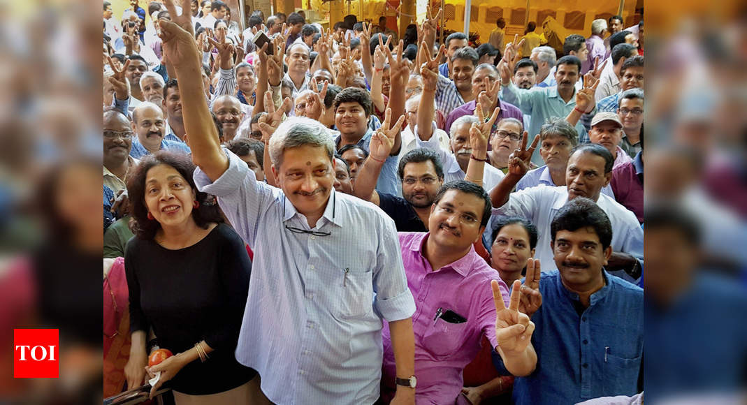 Goa Bypoll Results Cm Manohar Parrikar Health Minister Vishwajit Rane Win Goa Bypolls Goa 1320